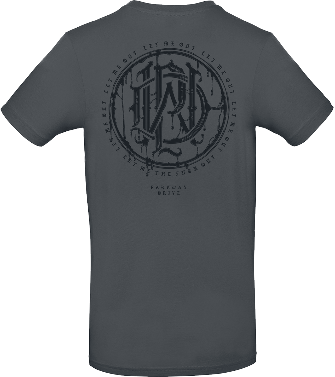 T-Shirt Manches courtes  de Parkway Drive - Glitch - S à XXL - pour Homme - anthracite - Parkway Drive - View 2