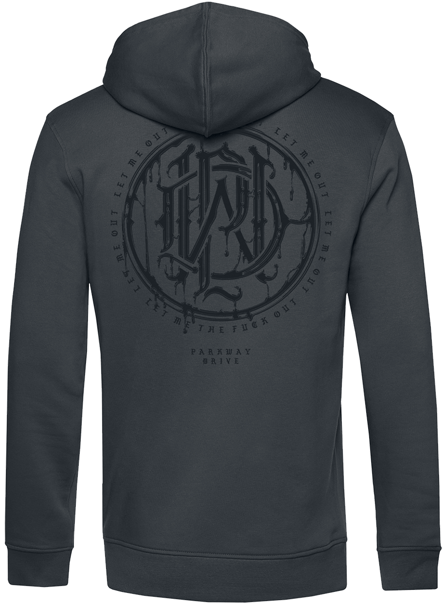 Sweat-shirt à capuche  de Parkway Drive - Glitch - S à XXL - pour Homme - anthracite - Parkway Drive - View 2