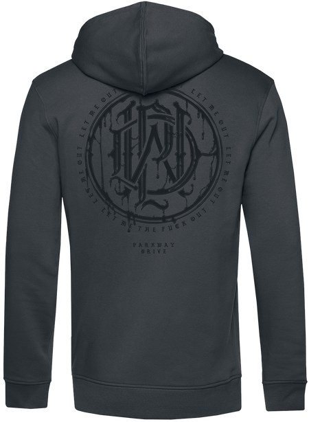Sweat-shirt à capuche  de Parkway Drive - Glitch - S à XXL - pour Homme - anthracite - Parkway Drive - View 2