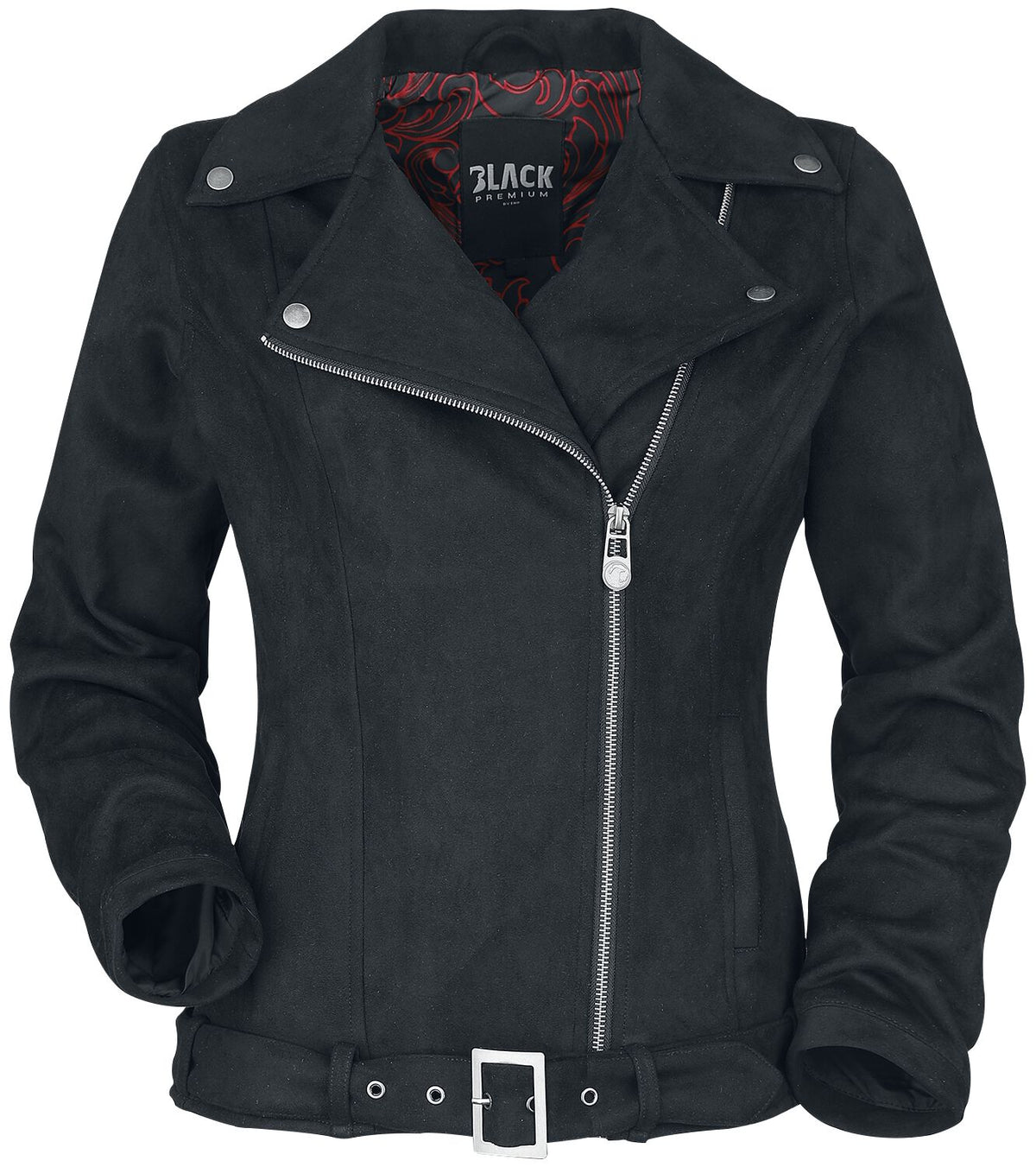 Veste en imitation cuir  de Black Premium by EMP - Veste en faux daim - S à L - pour Femme - noir - Black Premium by EMP
