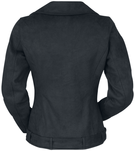 Veste en imitation cuir  de Black Premium by EMP - Veste en faux daim - S à L - pour Femme - noir - Black Premium by EMP - View 2