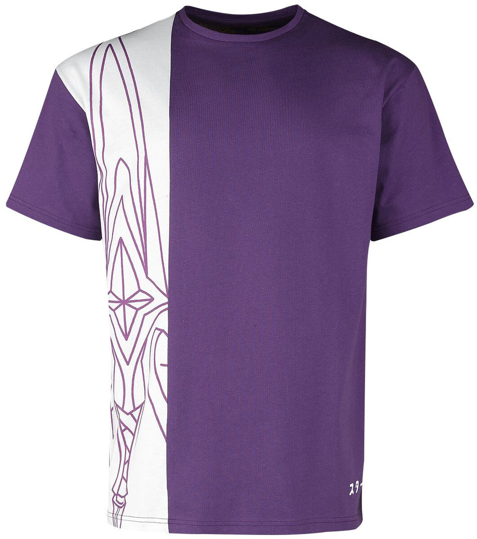 T-Shirt Manches courtes Gaming de League of Legends - Arcane - Star Guardian - Akali - M - pour Homme - blanc/violet - League Of Legends
