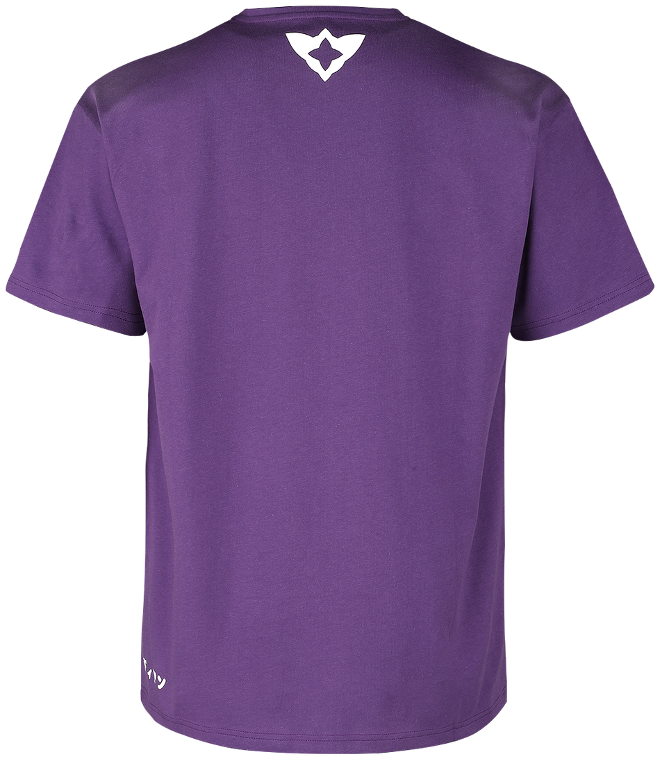 T-Shirt Manches courtes Gaming de League of Legends - Arcane - Star Guardian - Akali - M - pour Homme - blanc/violet - League Of Legends - View 2