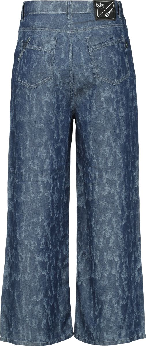 Pantalon en toile  de RED by EMP - Collection EMP Street Crafted Design - Pantalon Évasé - W27L30 à W31L32 - pour Femme - bleu - RED by EMP - View 2