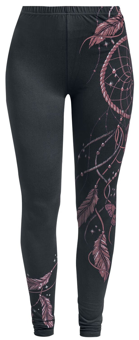 Legging  de Full Volume by EMP - Leggings imprimé attrape-rêve - XS à 5XL - pour Femme - noir - Full Volume by EMP