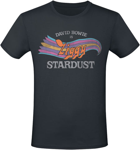 T-Shirt Manches courtes  de David Bowie - Ziggy Stardust - S à 3XL - pour Homme - noir - David Bowie