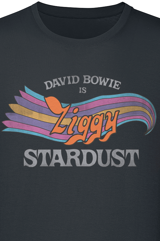 T-Shirt Manches courtes  de David Bowie - Ziggy Stardust - S à 3XL - pour Homme - noir - David Bowie - View 2