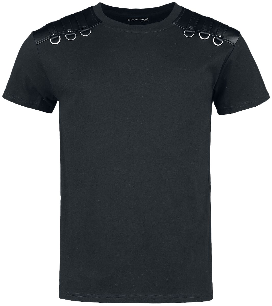 T-Shirt Manches courtes Gothic de Gothicana by EMP - T-shirt avec sangles sur les épaules - S à XXL - pour Homme - noir - Gothicana by EMP
