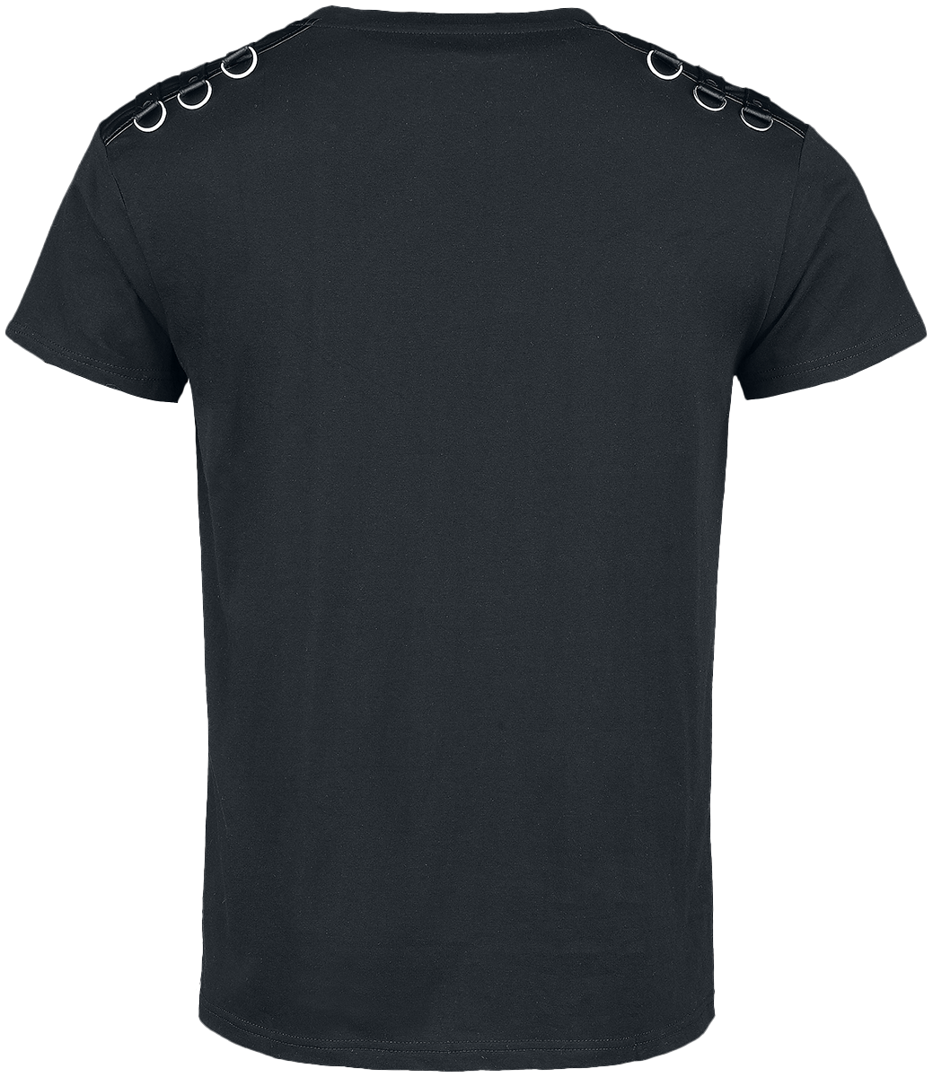T-Shirt Manches courtes Gothic de Gothicana by EMP - T-shirt avec sangles sur les épaules - S à 5XL - pour Homme - noir - Gothicana by EMP - View 2