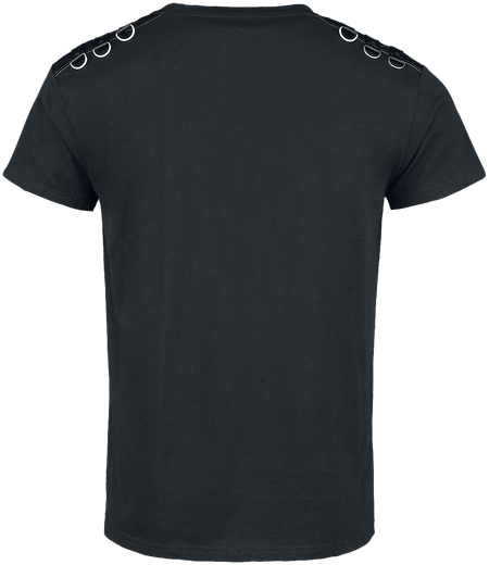 T-Shirt Manches courtes Gothic de Gothicana by EMP - T-shirt avec sangles sur les épaules - S à 5XL - pour Homme - noir - Gothicana by EMP - View 2