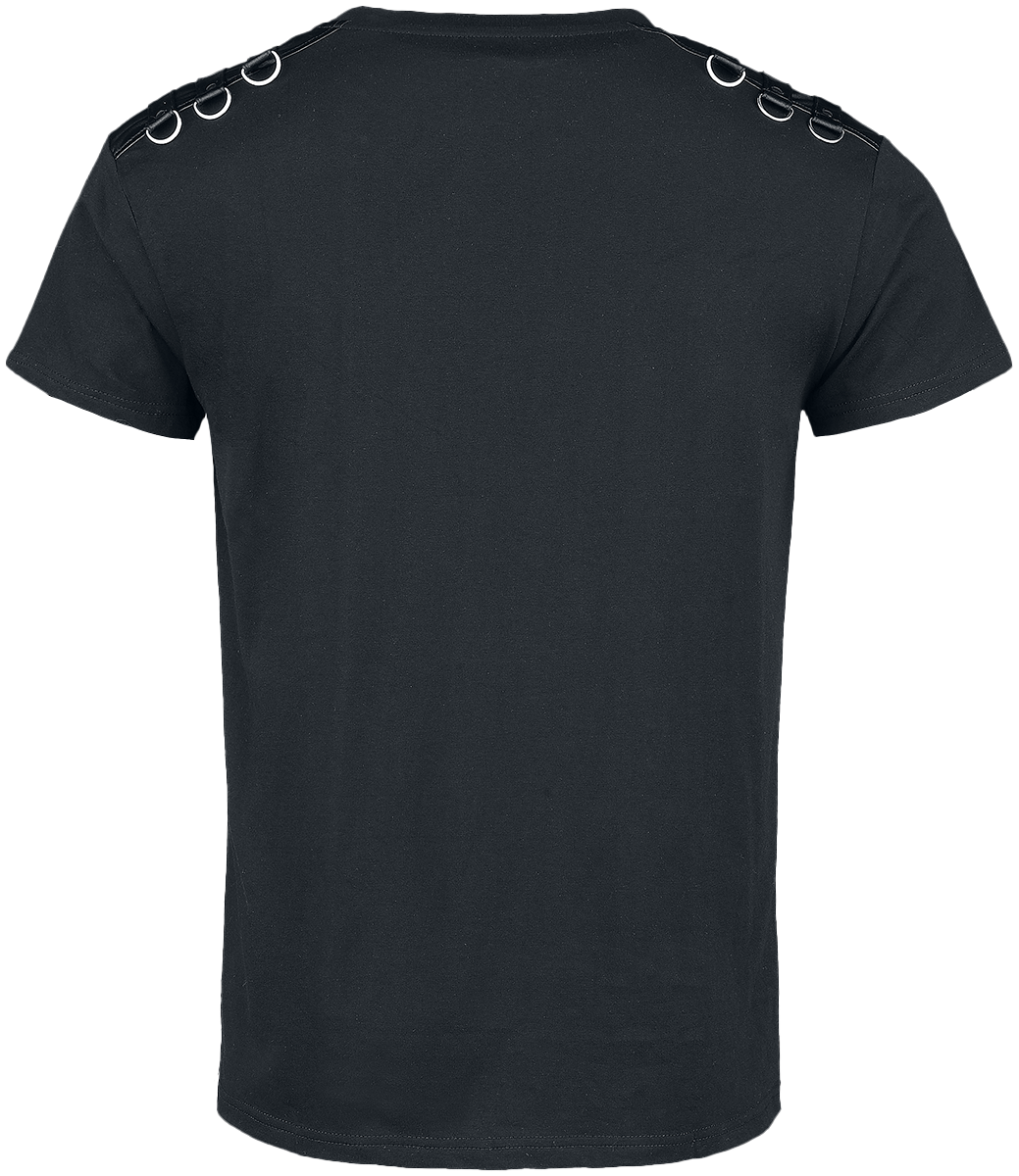 T-Shirt Manches courtes Gothic de Gothicana by EMP - T-shirt avec sangles sur les épaules - S à XXL - pour Homme - noir - Gothicana by EMP - View 2