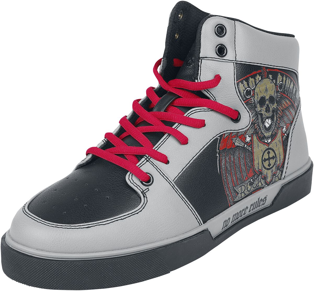 Baskets hautes  de Rock Rebel by EMP - Baskets Montantes - EU37 à EU38 - pour Unisexe - noir - Rock Rebel by EMP
