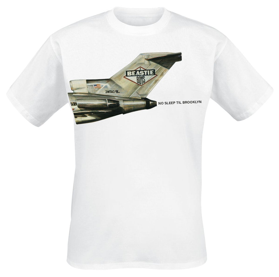 T-Shirt Manches courtes  de Beastie Boys - No Sleep Til Brooklyn Plane - S à 3XL - pour Homme - blanc - Beastie Boys