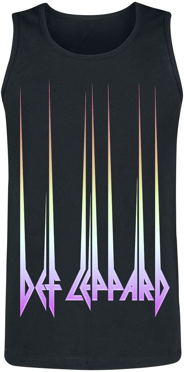 Débardeur  de Def Leppard - Gradient Logo - S à XXL - pour Homme - noir - Def Leppard