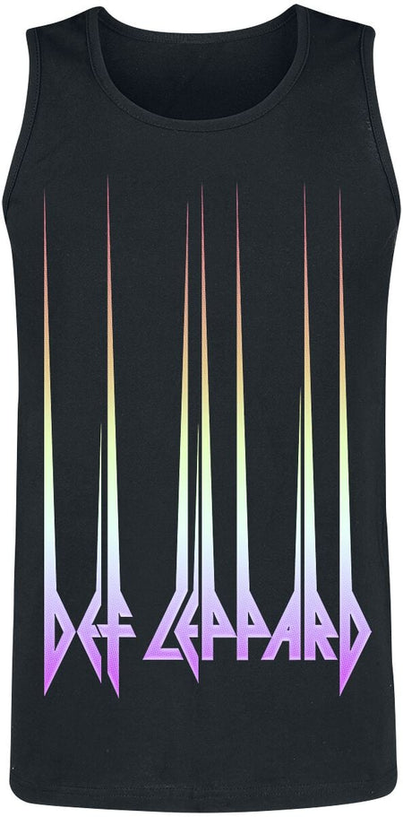 Débardeur  de Def Leppard - Gradient Logo - S à XXL - pour Homme - noir - Def Leppard
