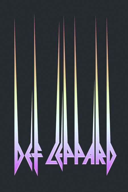 Débardeur  de Def Leppard - Gradient Logo - S à XXL - pour Homme - noir - Def Leppard - View 2