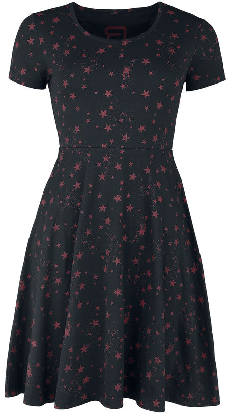 Robe courte  de RED by EMP - Pocket Dress - XS à XXL - pour Femme - noir/rouge - RED by EMP