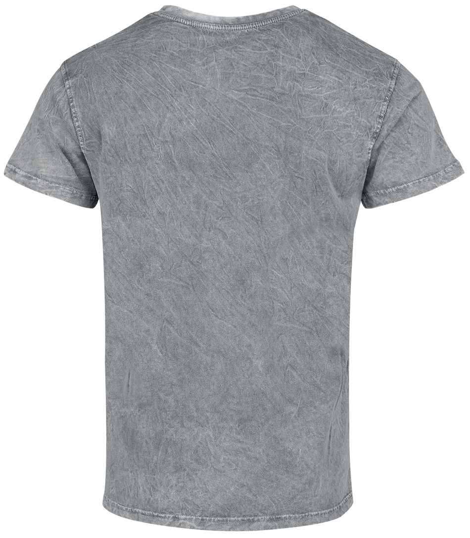 T-Shirt Manches courtes  de The Doors - Jim On Fire - S à 3XL - pour Homme - gris - The Doors - View 2