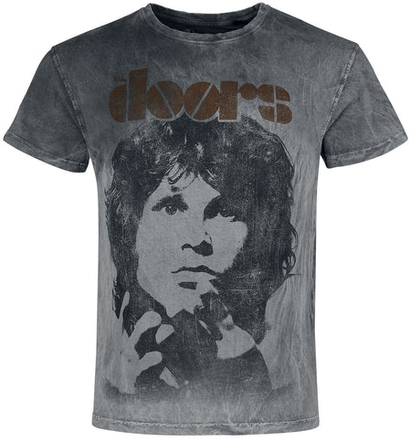 T-Shirt Manches courtes  de The Doors - Jim - XL à 4XL - pour Homme - gris - The Doors