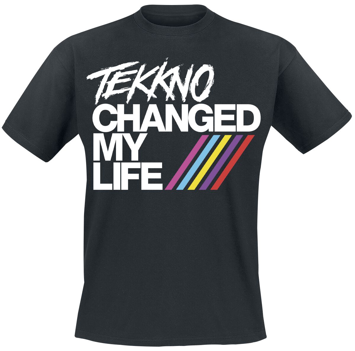 T-Shirt Manches courtes  de Electric Callboy - Tekkno Changed My Life - S à XXL - pour Homme - noir - Electric Callboy