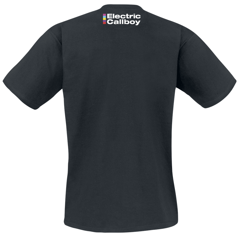 T-Shirt Manches courtes  de Electric Callboy - Tekkno Changed My Life - S à XXL - pour Homme - noir - Electric Callboy - View 2