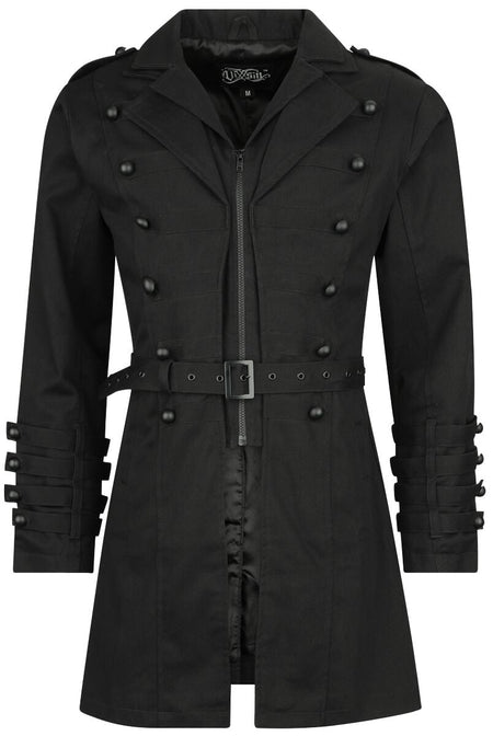 Manteau militaire Gothic de Vixxsin - Veste Lazarus - S à 3XL - pour Homme - noir - Vixxsin
