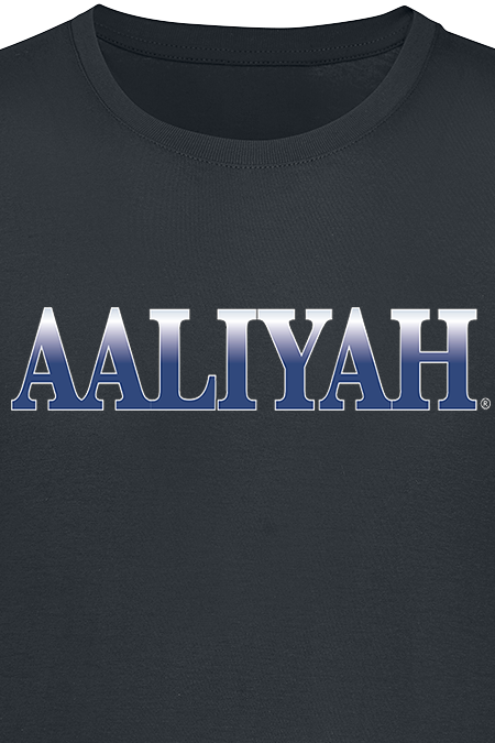 T-Shirt Manches courtes  de Aaliyah - Logo - M à XL - pour Homme - noir - Aaliyah - View 2