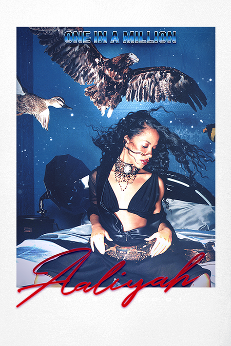 T-Shirt Manches courtes  de Aaliyah - One In A Million - M à XL - pour Homme - blanc - Aaliyah - View 2