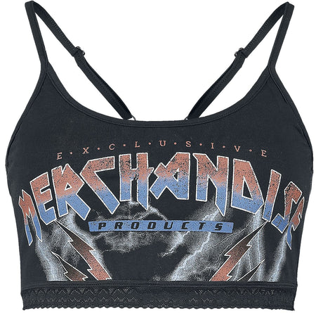 Bustier Gothic de Collection EMP Stage - Brassière EMP - S à XL - pour Femme - noir - Collection EMP Stage