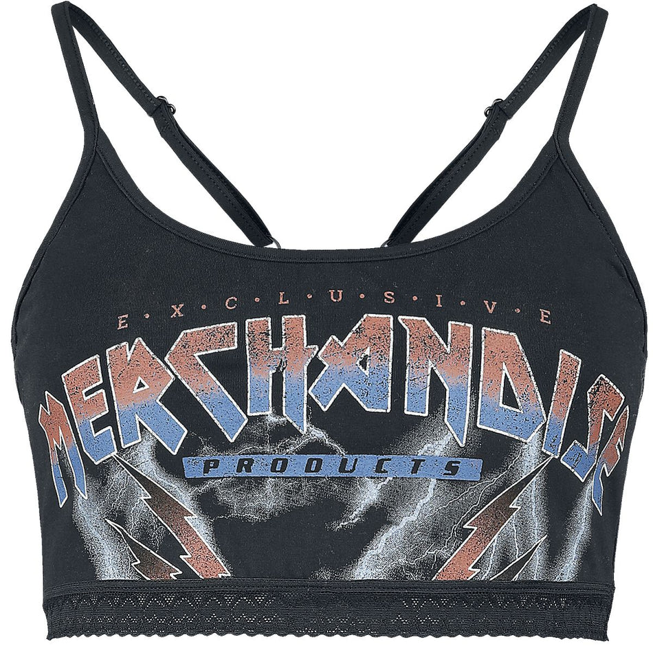 Bustier Gothic de Collection EMP Stage - Brassière EMP - S à XL - pour Femme - noir - Collection EMP Stage