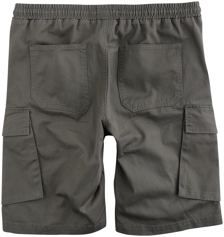 Short  de RED by EMP - Shorts With Side Pockets and Strap Details - S à L - pour Homme - kaki - RED by EMP - View 2