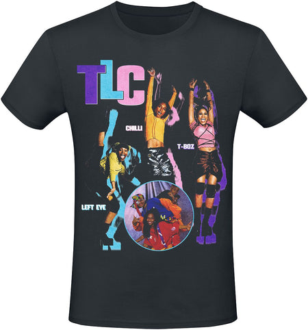 T-Shirt Manches courtes  de TLC - Logo '92 - M - pour Homme - noir - Tlc