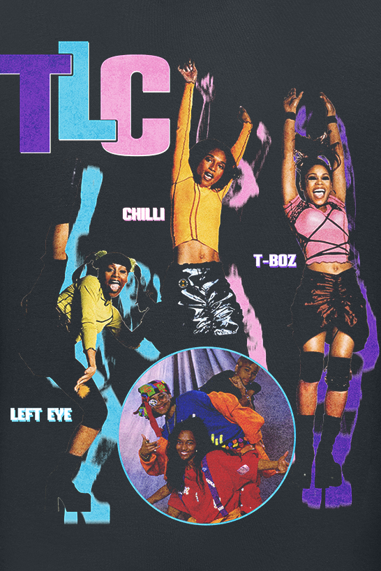 T-Shirt Manches courtes  de TLC - Logo '92 - M - pour Homme - noir - Tlc - View 2