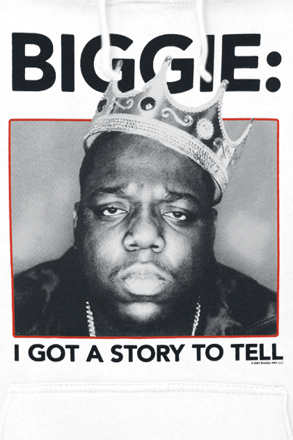 Sweat-shirt à capuche  de Notorious B.I.G. - Biggie Crown - S à XL - pour Homme - blanc - Notorious B.I.G. - View 2