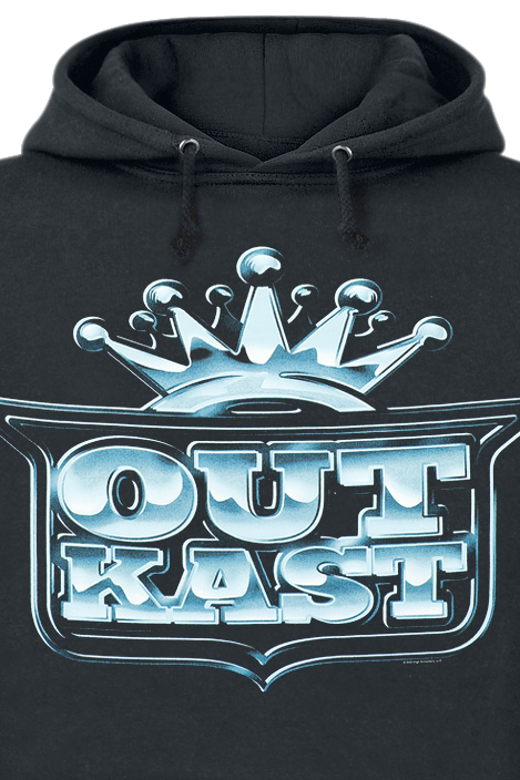 Sweat-shirt à capuche  de OutKast - Crown - S à L - pour Homme - noir - OutKast - View 2
