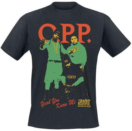 T-Shirt Manches courtes  de Naughty by Nature - Yeah You Know Me - M - pour Homme - noir - Naughty by Nature