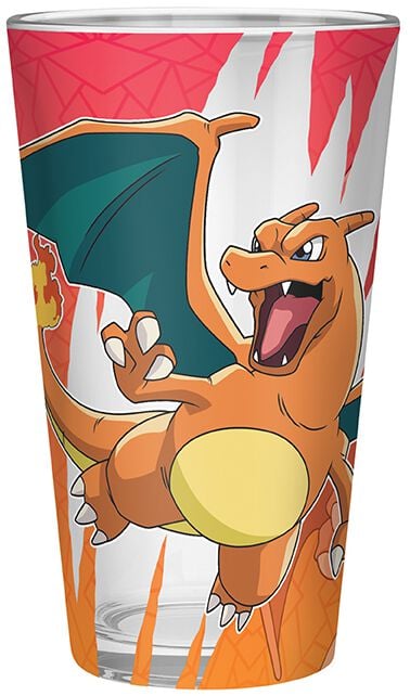 Verre Gaming de Pokémon - Dracaufeu - pour Unisexe - transparent - Pokémon