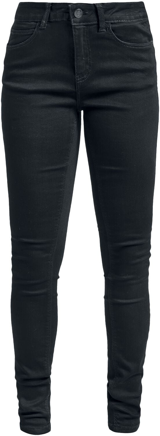 Jean  de Noisy May - NMBILLIE NW SKINNY JEANS VI023BL NOOS - Jean Skinny - W25L30 - pour Femme - noir - Noisy May