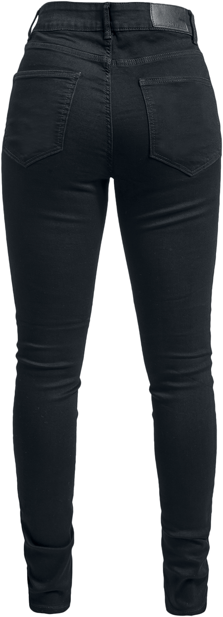 Jean  de Noisy May - NMBILLIE NW SKINNY JEANS VI023BL NOOS - Jean Skinny - W25L30 - pour Femme - noir - Noisy May - View 2