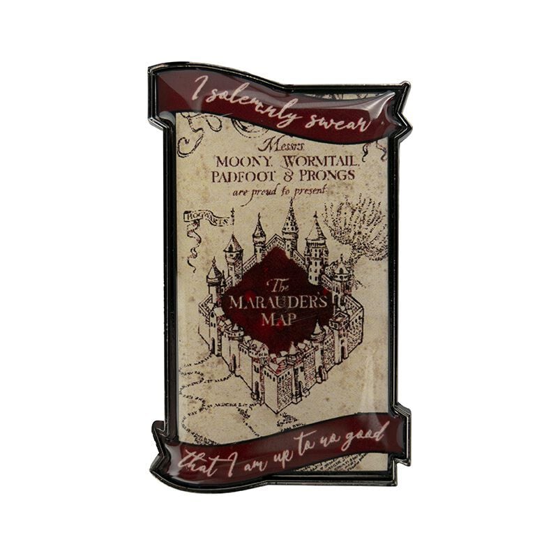 Magnet de frigo  de Harry Potter - Carte du Maraudeur - Aimant - pour Indifférent - multicolore - Harry Potter