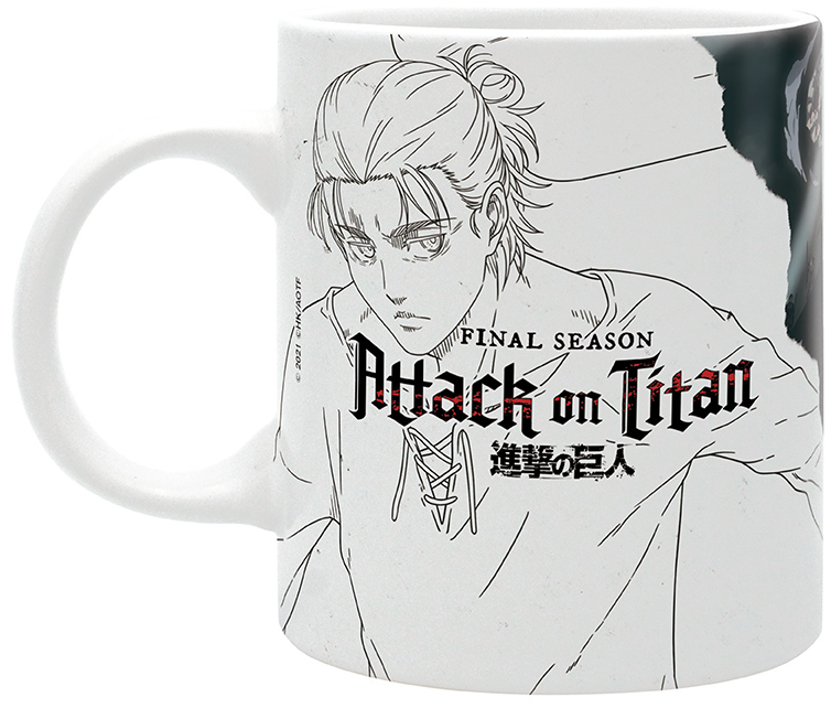 Mug  de L'Attaque Des Titans - Saison 4 - Key Art - pour Unisexe - multicolore - L'Attaque Des Titans - View 2