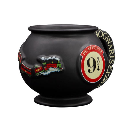 Mug  de Harry Potter - Quai 9 3/4 - Mug 3D - pour Unisexe - noir/rouge/blanc - Harry Potter