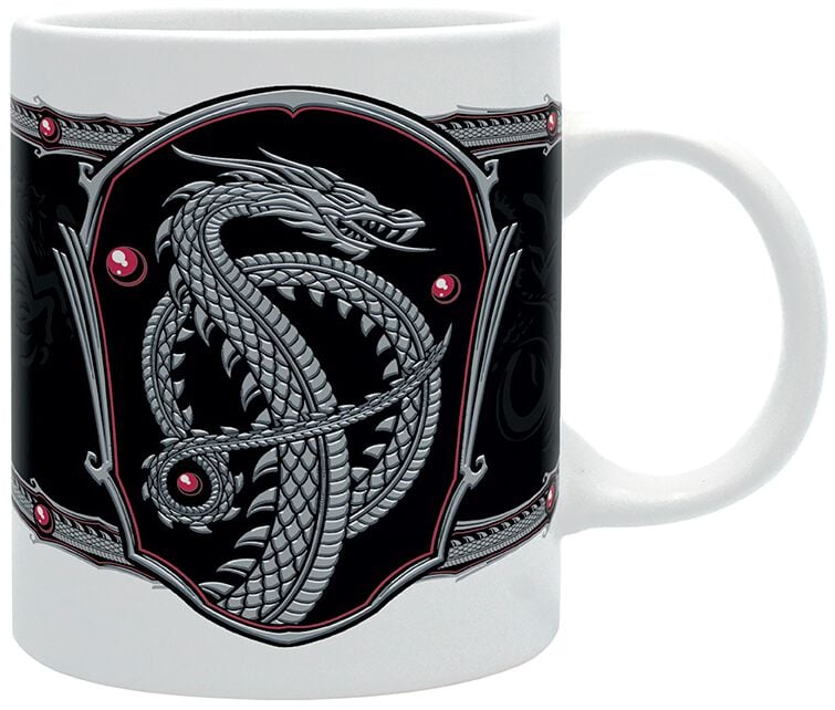 Mug  de Game Of Thrones - House of the Dragon - Dragon Argenté - pour Unisexe - multicolore - Game Of Thrones