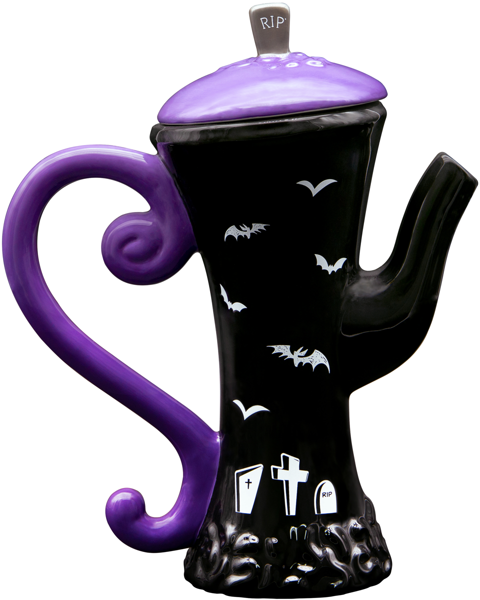 Théière Disney de L'Étrange Noël De Monsieur Jack - Jack - Théière - pour Indifférent - noir/lilas - L'Étrange Noël De Monsieur Jack - View 2