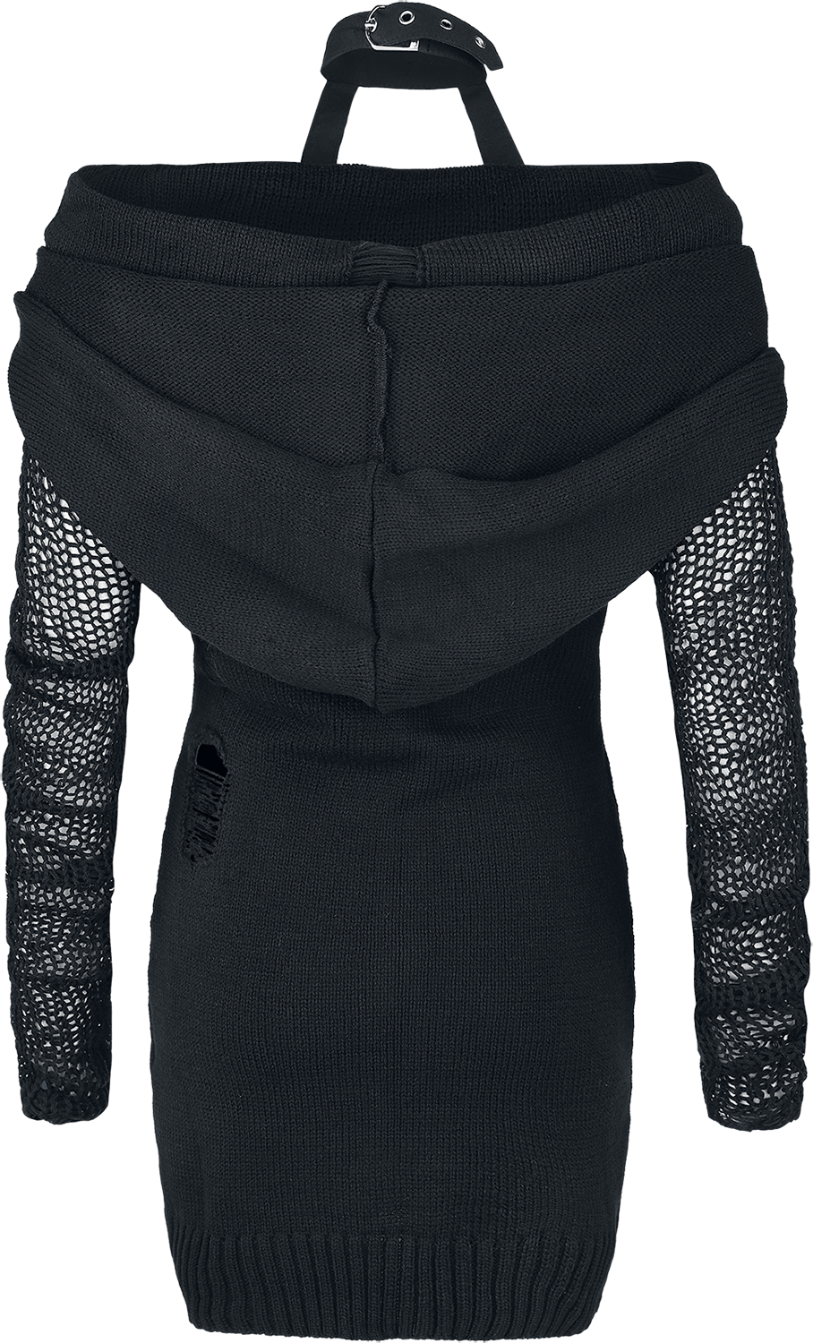 Pull tricoté Gothic de Vixxsin - Haut Absence of Light - XS à XXL - pour Femme - noir - Vixxsin - View 2