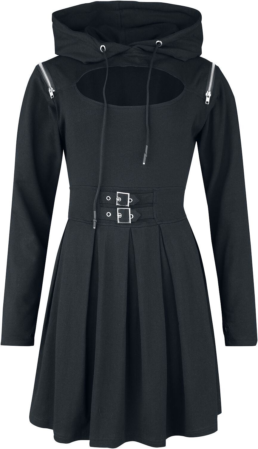Robe courte Gothic de Chemical Black - Blackout - Robe - XS à 4XL - pour Femme - noir - Chemical Black