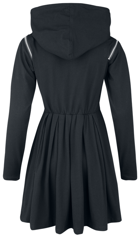 Robe courte Gothic de Chemical Black - Blackout - Robe - XS à S - pour Femme - noir - Chemical Black - View 2