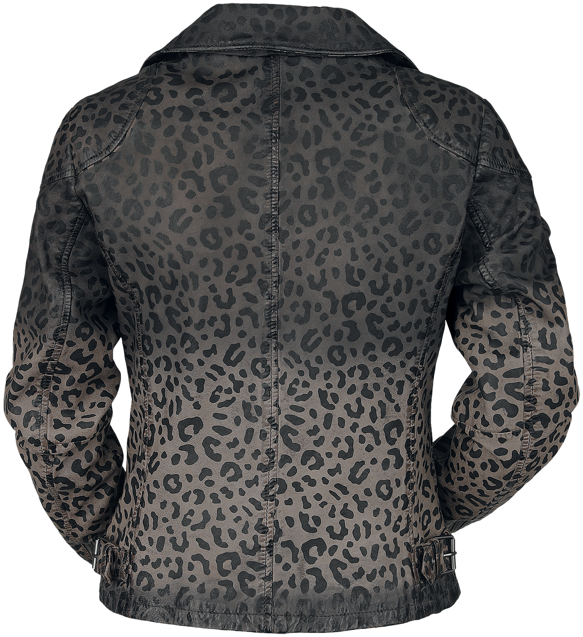 Veste en cuir  de Mauritius - GWCheetah Lapriv - XS à 3XL - pour Femme - gris - Mauritius - View 2