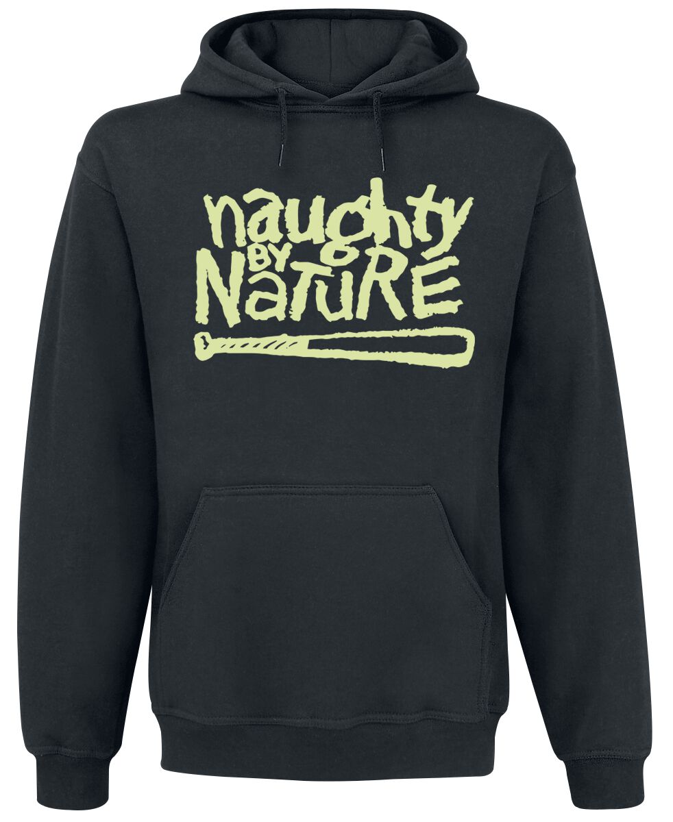Sweat-shirt à capuche  de Naughty by Nature - Classic Logo OPP - S à M - pour Homme - noir - Naughty by Nature