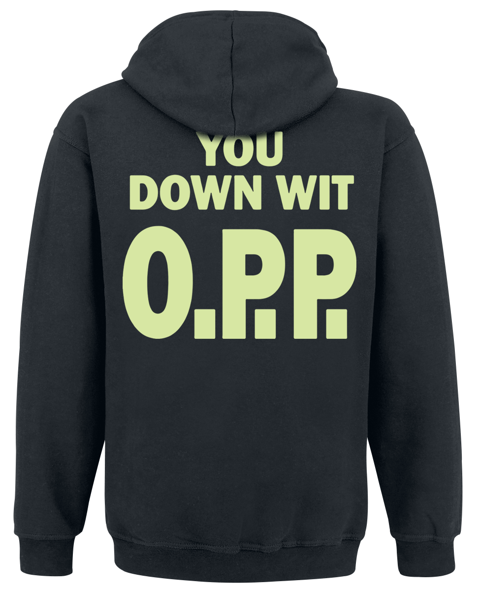 Sweat-shirt à capuche  de Naughty by Nature - Classic Logo OPP - S à M - pour Homme - noir - Naughty by Nature - View 2